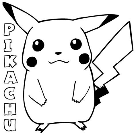 pikachu colorir|Desenhos do Pikachu para colorir